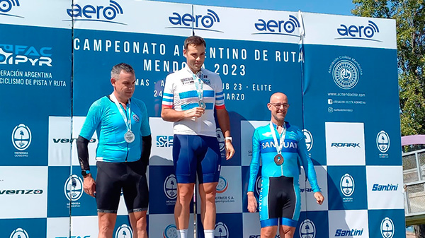 Medalla de plata y bronce para Claudio Narváez en el Campeonato Argentino de Ruta