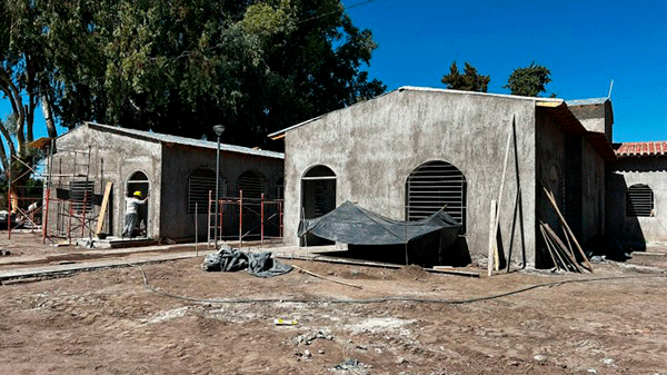 Está al 60% la remodelación integral del edificio que albergará a la Escuela Especial Ana Fiondella, de General Alvear