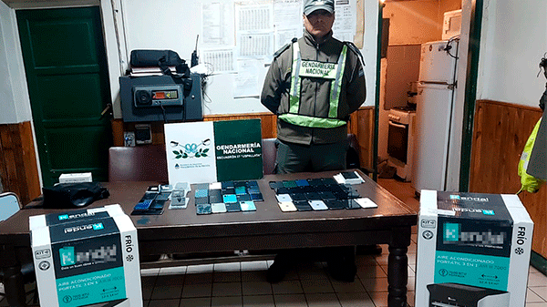 Gendarmería detectó contrabando de celulares en Uspallata
