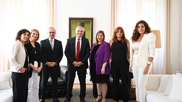 El presidente Alberto Fernández se reunió con empresarias