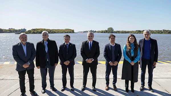 Alberto Fernández: “Hoy ponemos en marcha un nuevo tiempo para la navegabilidad del Río de la Plata”