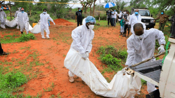 Exhumaron 47 cadáveres de fosas comunes de un presunto culto en Kenia