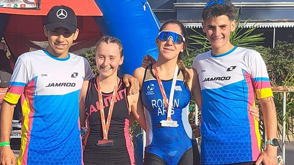 Brillante actuación de sanrafaelinos en el Campeonato Argentino de Triatlón