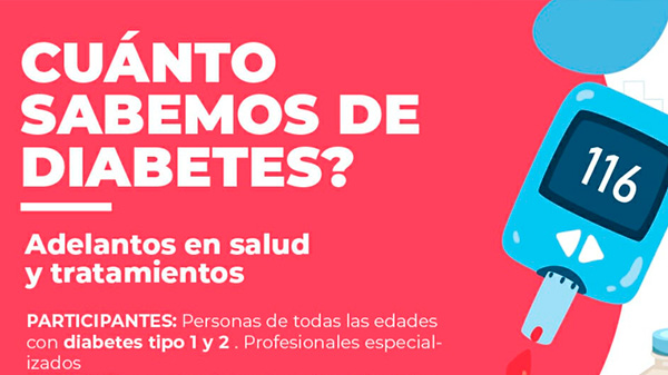 Invitan a la charla informativa sobre Diabetes