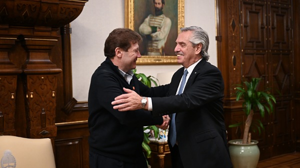 El Presidente se reunió con el gobernador reelecto de Tierra del Fuego