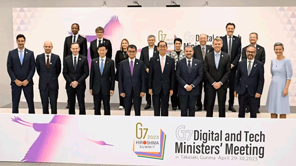 El G7 acordó promover un uso “responsable” de la inteligencia artificial