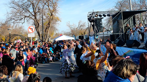 San Rafael ya tiene su nuevo paseo Luis Huerta: Una multitud asistió a la inauguración