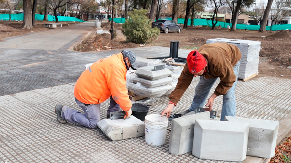 La obra de la nueva plaza Espínola entró en la recta final