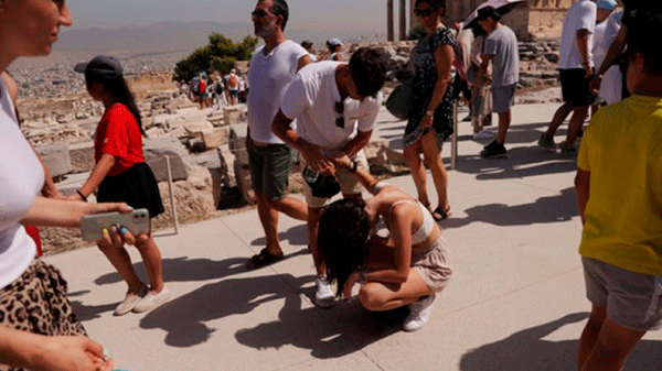 La «tormenta de calor» se extiende por el sur de Europa y se emiten alertas sanitarias