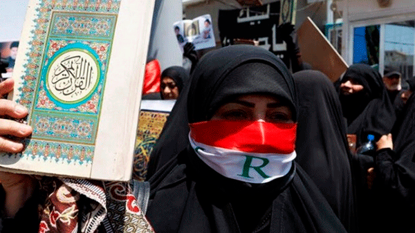 Iraquíes intentaron protestar ante la Embajada danesa tras conocerse una nueva quema del Corán