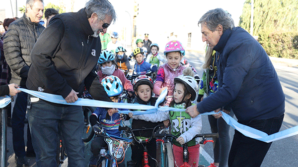 Movilidad sustentable: los vecinos ya disfrutan de la nueva ciclovía de Los Sauces y se vienen obras