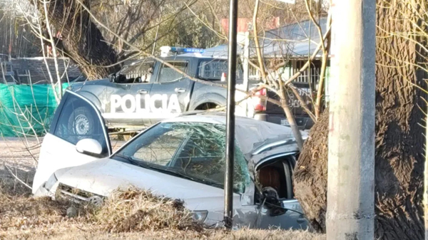 Villa 25 de Mayo: Manejaba alcoholizada y su auto terminó en un desagüe