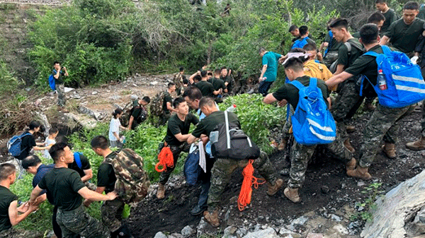 Las fuertes tormentas azotan diferentes regiones de China