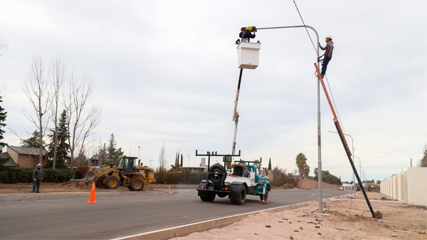 Rama Caída y Atuel Nortes estrenan nuevas luces LED