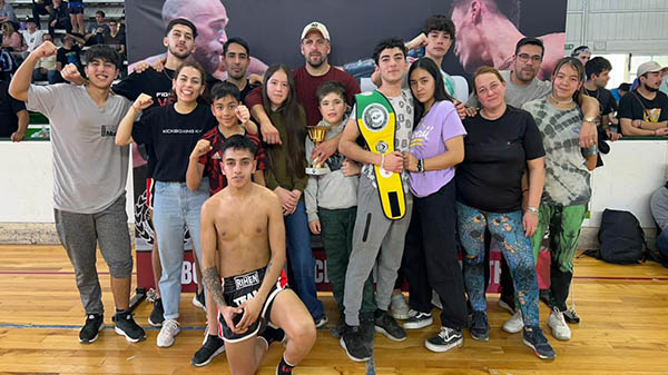 Gran actuación de sanrafaelinos en un certamen mendocino de Kick-boxing