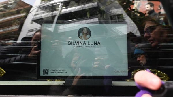 El último adiós a Silvina Luna en el Cementerio de la Chacarita