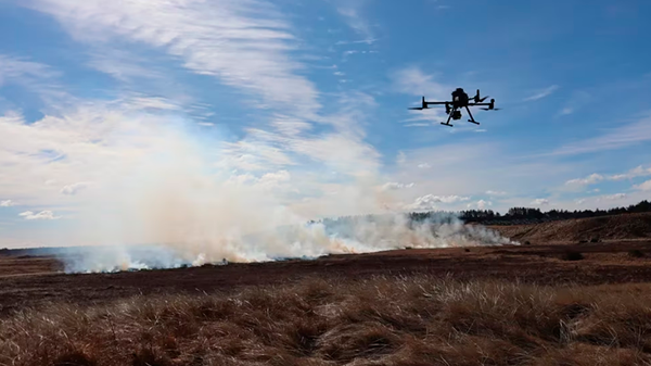 Diseñan drones dotados de inteligencia artificial para combatir incendios forestales