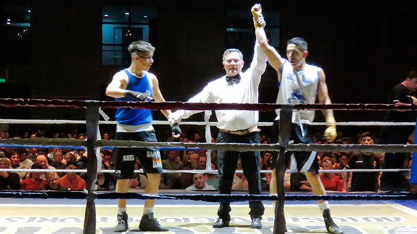 Boxeo amateurs: interesantes peleas se vieron en el Centro de Congresos y Exposiciones