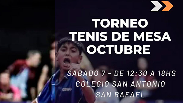 Torneo de Tenis de Mesa de octubre