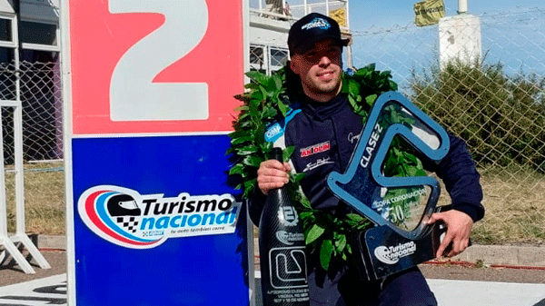 Gonzalo Antolin cerró el año 2023 con un podio en la Clase 2 del TN