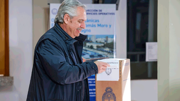 Alberto Fernández: “Le deseo lo mejor a la Argentina, para que siga viviendo en democracia”