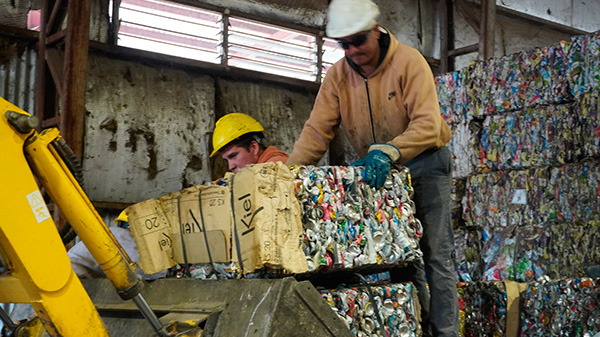 Alvear concretó una nueva venta de materiales recuperados en la Planta de RSU