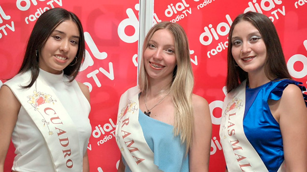 Reinas distritales: Yasmin Asiar, Rocío Campos e Ivana Horvat