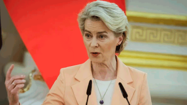 Von der Leyen planteó que la UE destine fondos congelados de Rusia al ejército ucraniano