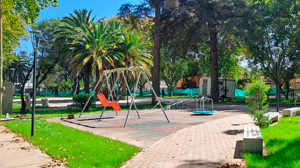 Goudge: se viene la inauguración de la plaza y el plan de asfalto