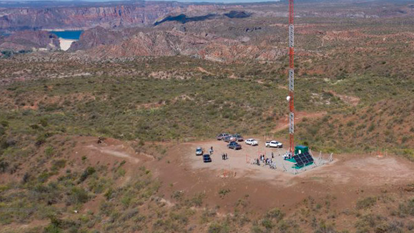 Inauguraron la ampliación del sistema TETRA en Valle Grande