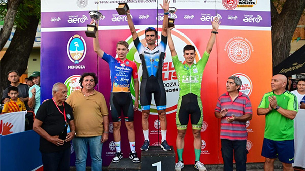 Alejandro Quilci se quedó con la 2° etapa de la Vuelta de Mendoza en su paso por San Rafael