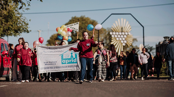 Caminata, música, baile y juegos: así se conmemoró el Día del Síndrome de Down en San Rafael