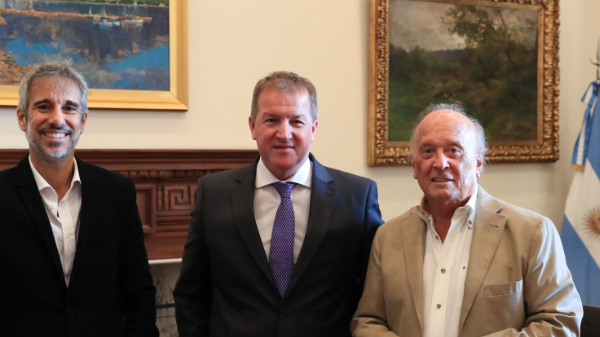 Serenellini se reunió con los directores de la TV Pública y Radio Nacional