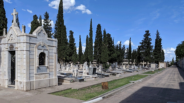 Esta tarde el cementerio central permanecerá cerrado por desinfección