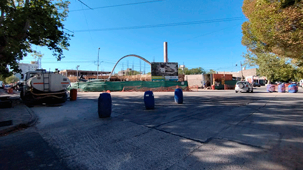 Cortes de tránsito en el centro por la megaobra de la ex terminal