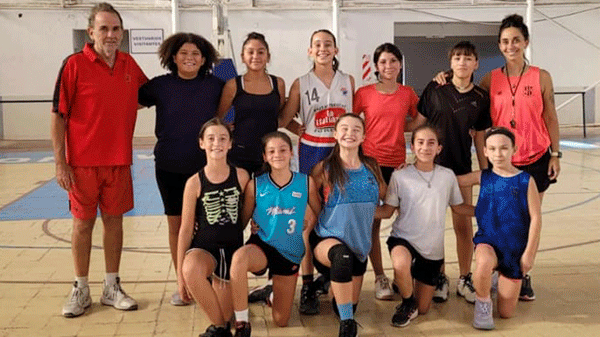 La Selección Femenina U13 de básquet comenzó con los entrenamientos