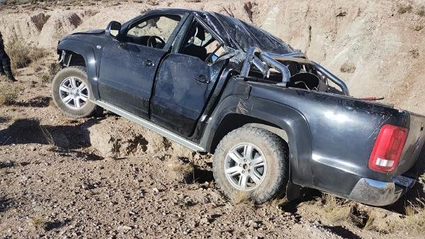 Parte médico del siniestro vial en Agua del Toro