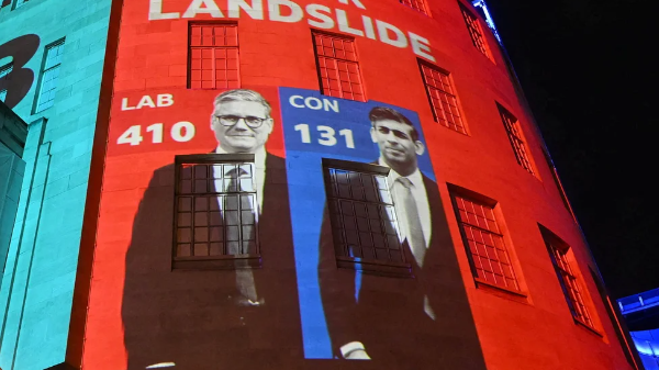 Los laboristas británicos se alistan para una aplastante mayoría en el Parlamento
