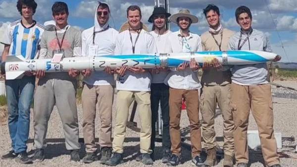 Son argentinos, crearon un cohete innovador y triunfaron en el «Mundial» de Estados Unidos