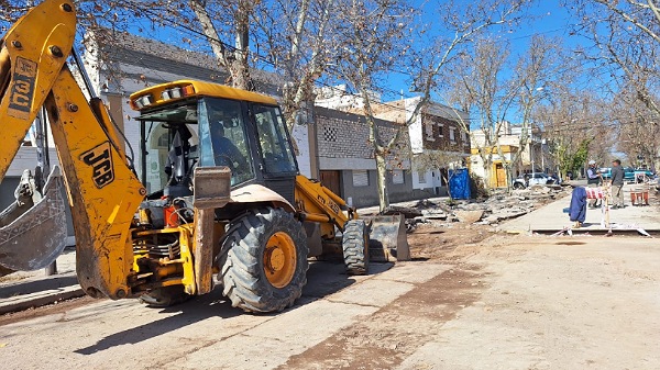 Se hormigona la calle Godoy Cruz de San Rafael