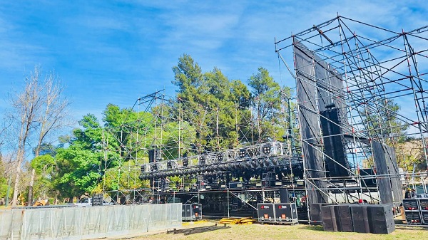 Así se prepara el parque para recibir a Valentino Merlo