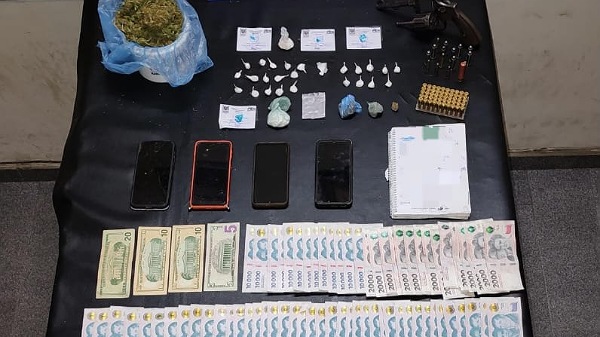 Desmantelaron un kiosco de drogas en la Isla del Río Diamante