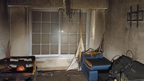 Así quedó la casa de la Tota Santillán