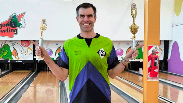 Claudio Martos es bicampeón cuyano de bowling