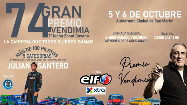 El Zonal Cuyano se prepara para disputar la carrera con más historia del automovilismo argentino