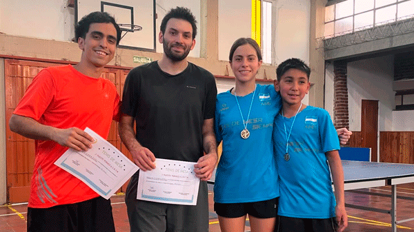 Tenis de mesa: Giuliana Pérez se consagró campeona en Primera