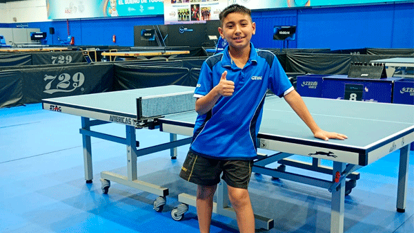 Gianni Piruzi integrará la Selección Argentina de Tenis de Mesa
