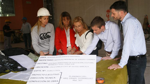 Centro Cívico: avanzan las obras en el ex casino