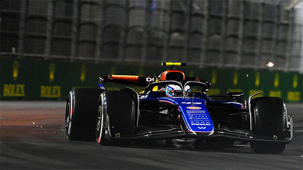 Colapinto largó último y terminó en el puesto 14 en el Gran Premio de Las Vegas