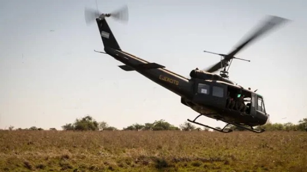 Se desplomó un helicóptero del Ejército en Tunuyán